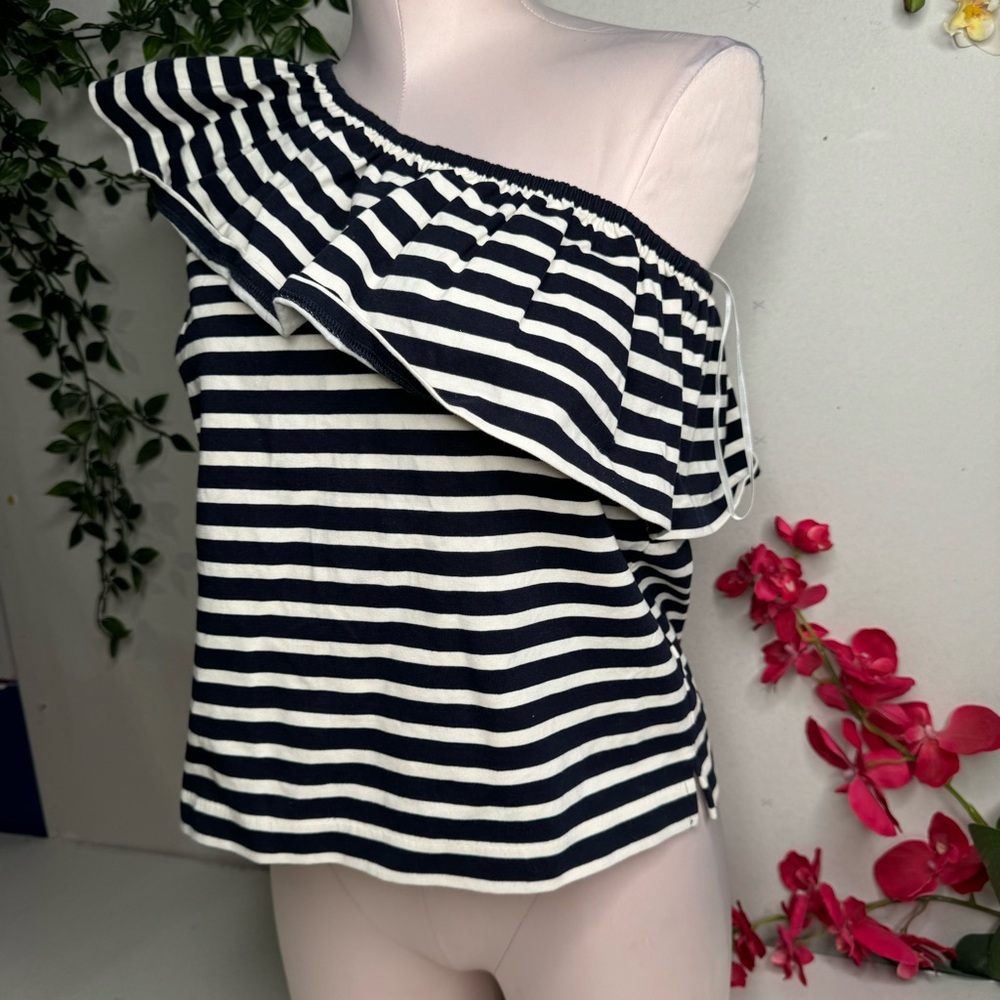🖤 J. Crew Stripped Small Top 🖤 - Picture 2 of 5
